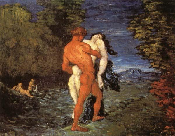 Paul Cezanne L'Enlevement oil painting picture